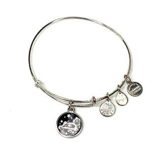 Alex and Ani Leo Constellation Charm Bracelet Silver Finish 2"- 3.5"